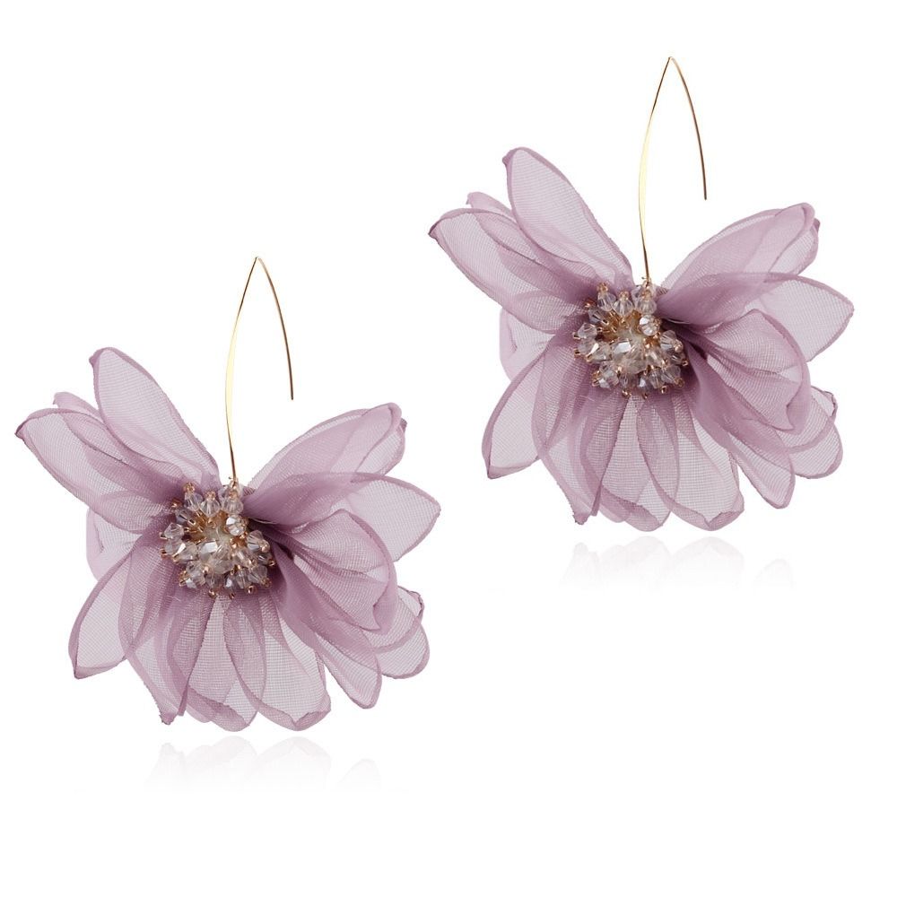 Bohemian Pastoral Design Korean Style Jewelry Fresh Earrings Women Earrings Flower Drop Earrings
