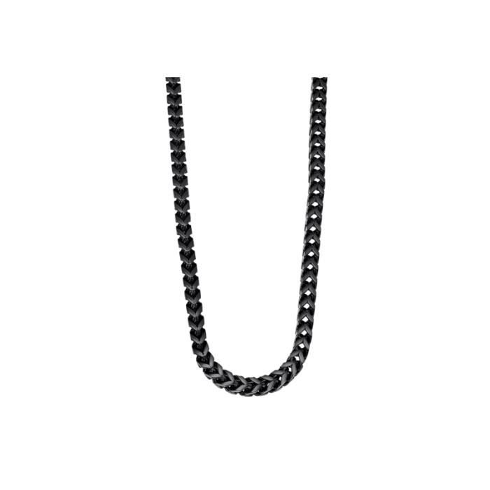 Collier - Lotus Style - LS2289-1/1 - Acier Noir - Gamme Men In Black