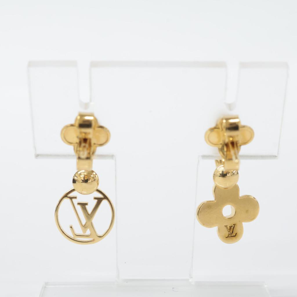 LOUIS VUITTON [Good Condition] M64859 Blooming earring goldUsed