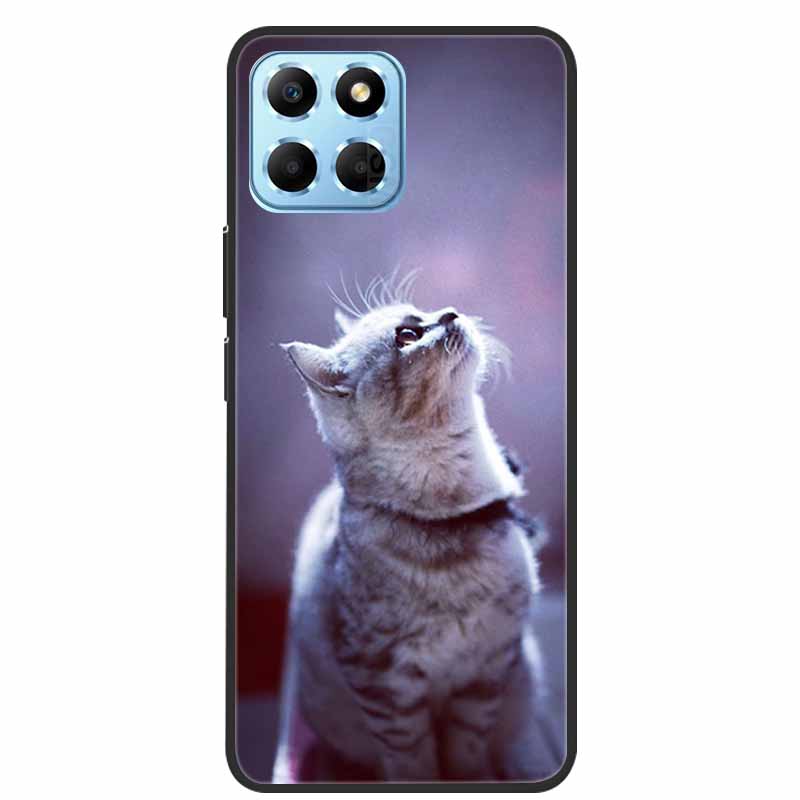 For Honor X8 5G X6 Case Animals TPU Soft Silicone Back Cover Case For Huawei Honor X8 5G Funda Honor X6 HonorX6 Cat Wolf Coque