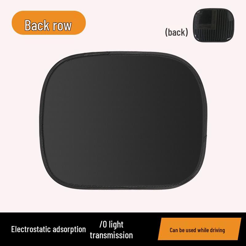 Static Film Sunshade for Car Side Windows: Privacy, Heat Insulation, & Sun Protection