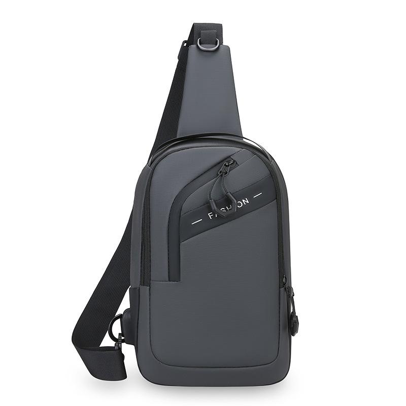 New breast bag men's fashion casual business shoulder messenger bag youth large capacity outdoor sports bag