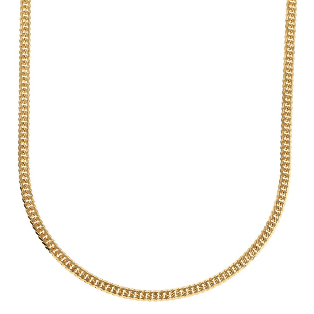 K18 W Kihei 9g 45cm Middle clasp Certified Made in Japan 18K Kihei Necklace Chain [Fairy Kallet] 6-sided