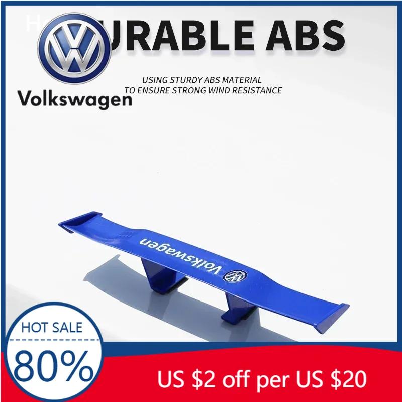For Volkswagen VW Car Tiny Tail Wing Black ABS Mini Rear Wing Spoiler Car Refitting Tool For Volkswagen VW Golf 4 7 MK3 4 7 Tour