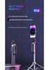 1.8m Aluminum Alloy Selfie Stick with Bluetooth Remote and Phone Holder for Live Streaming