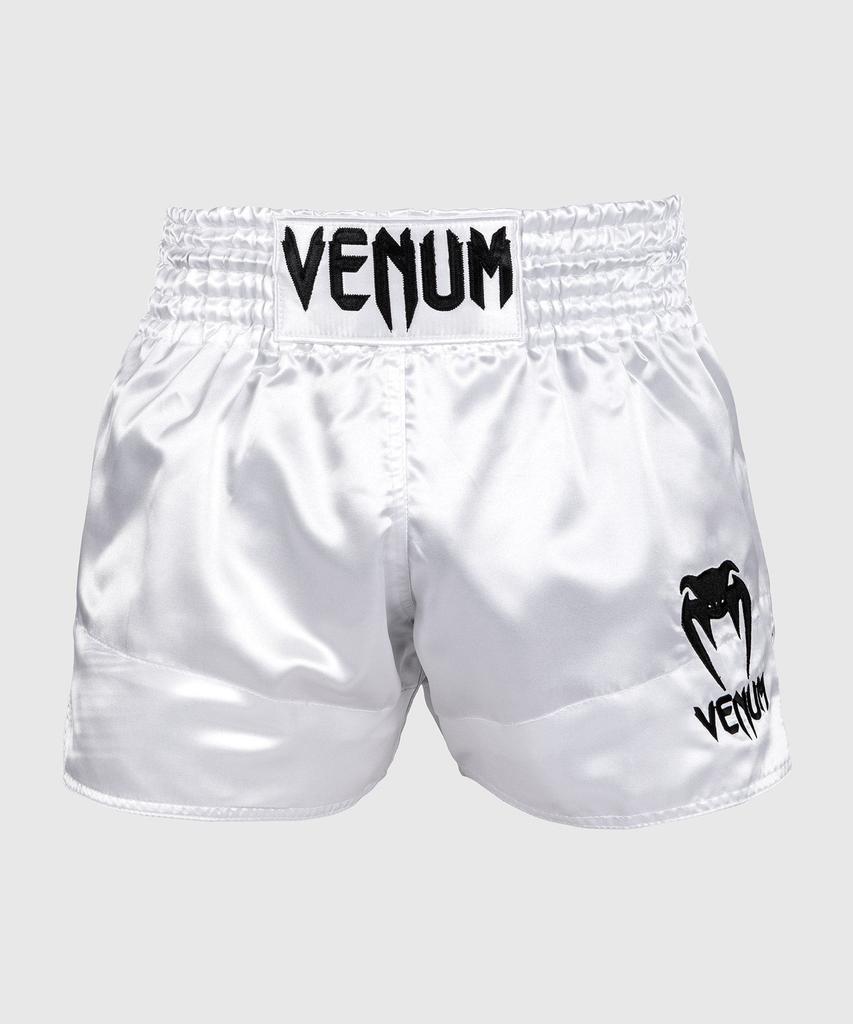 Pantaloncini Muay Thai Venum Classici Bianco/Nero XL