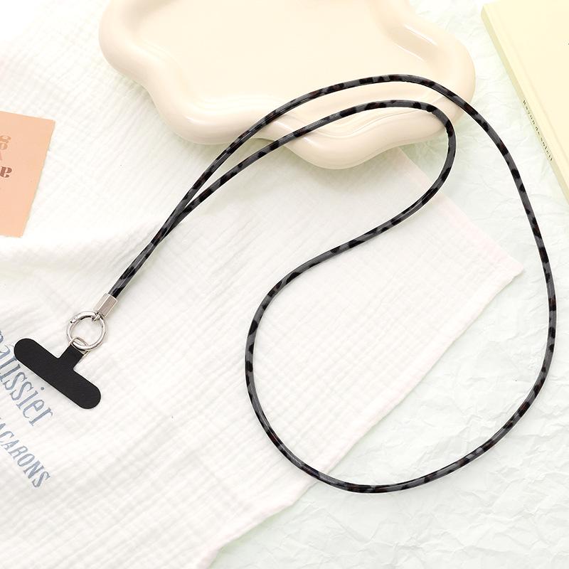 Leopard Print Phone Chain - Versatile Short Lanyard and Crossbody Strap