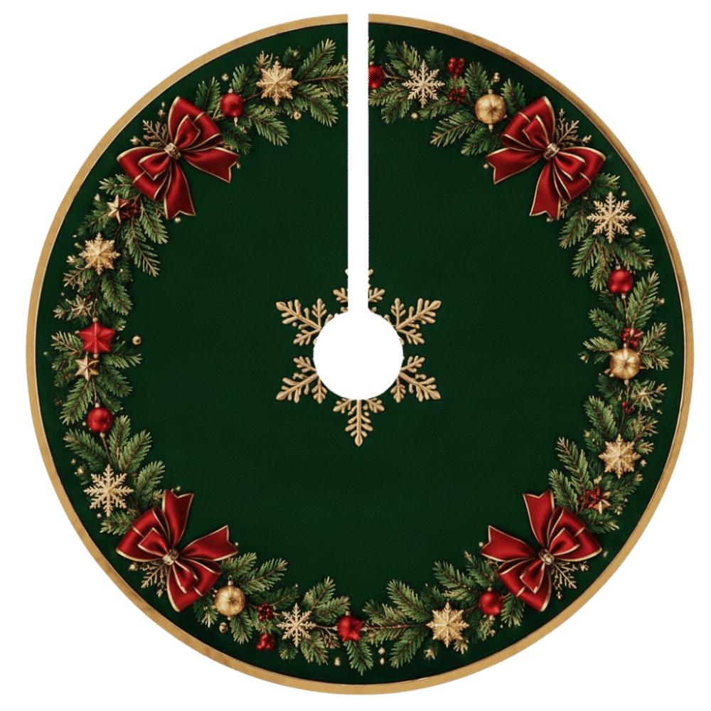 Snowman Christmas Tree Skirt Santa Claus Christmas Decorations Xmas Tree Foot Cover Christmas
