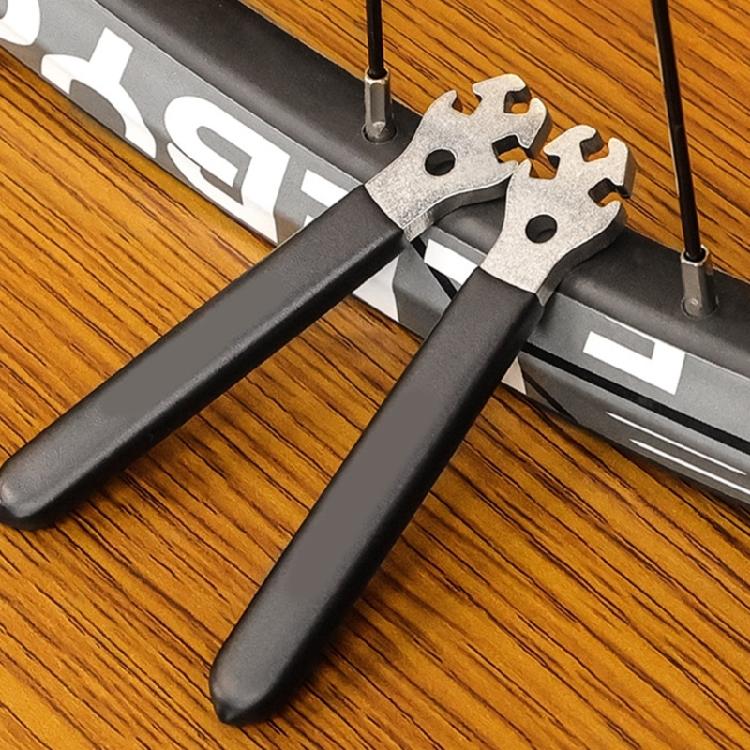 Portable Bike Spoke Wrench Rims Adjustment Tool Bike Wheel Rims Spoke Adjuster Carbon Steel Bike Spoke Wrench Enduring