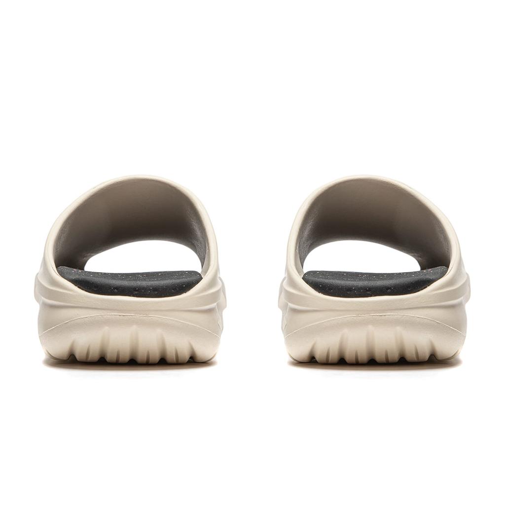 Li Ning SOFT SLIPPER Slide Slippers Unisex Rock White Gray AGAU003-1