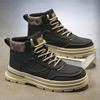 Winter Autumn Men's Boots High Top Casual Sneakers Men Designer Anti-Slip Ankle Boots Outdoor Thick Sole Mens Work Boots New