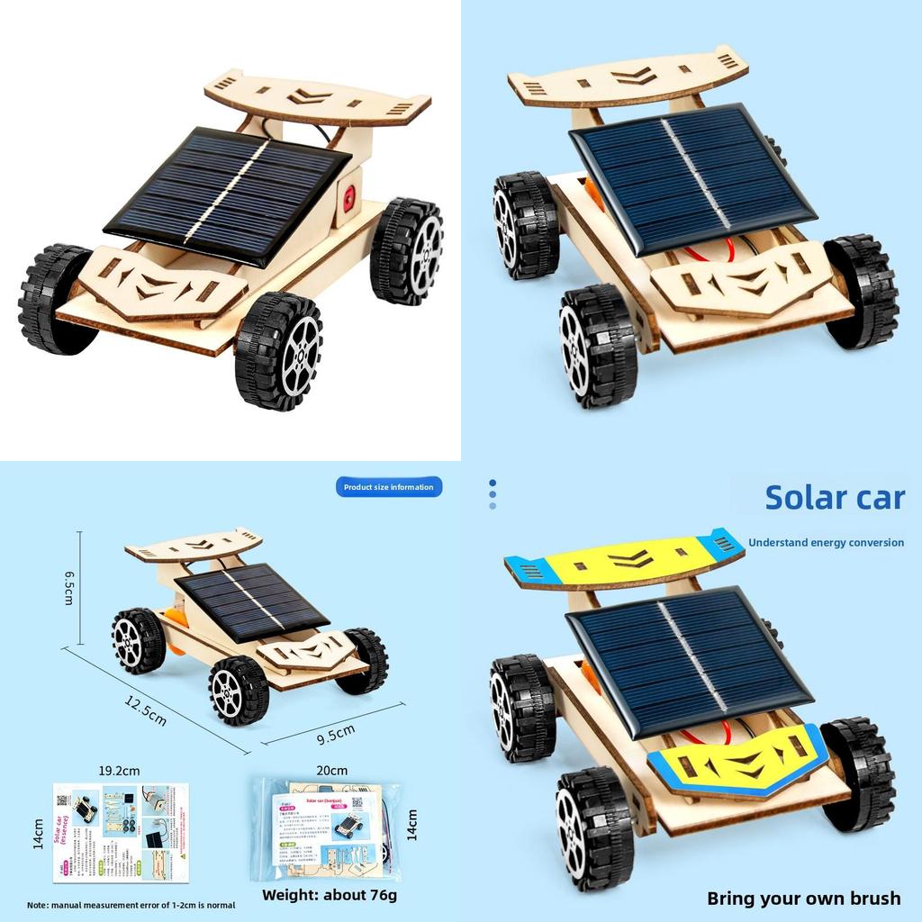 Science Diy Solar Car Kit For Students Educational Physics Toy For Handson Learning