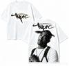 Tupac Shakur pro Fan Dárek Tričko Pánské Dámské Harajuku Oversized Unisex Krátký Rukáv Streetwear Vysoká Kvalita Klasické Měkké Y2k Ins