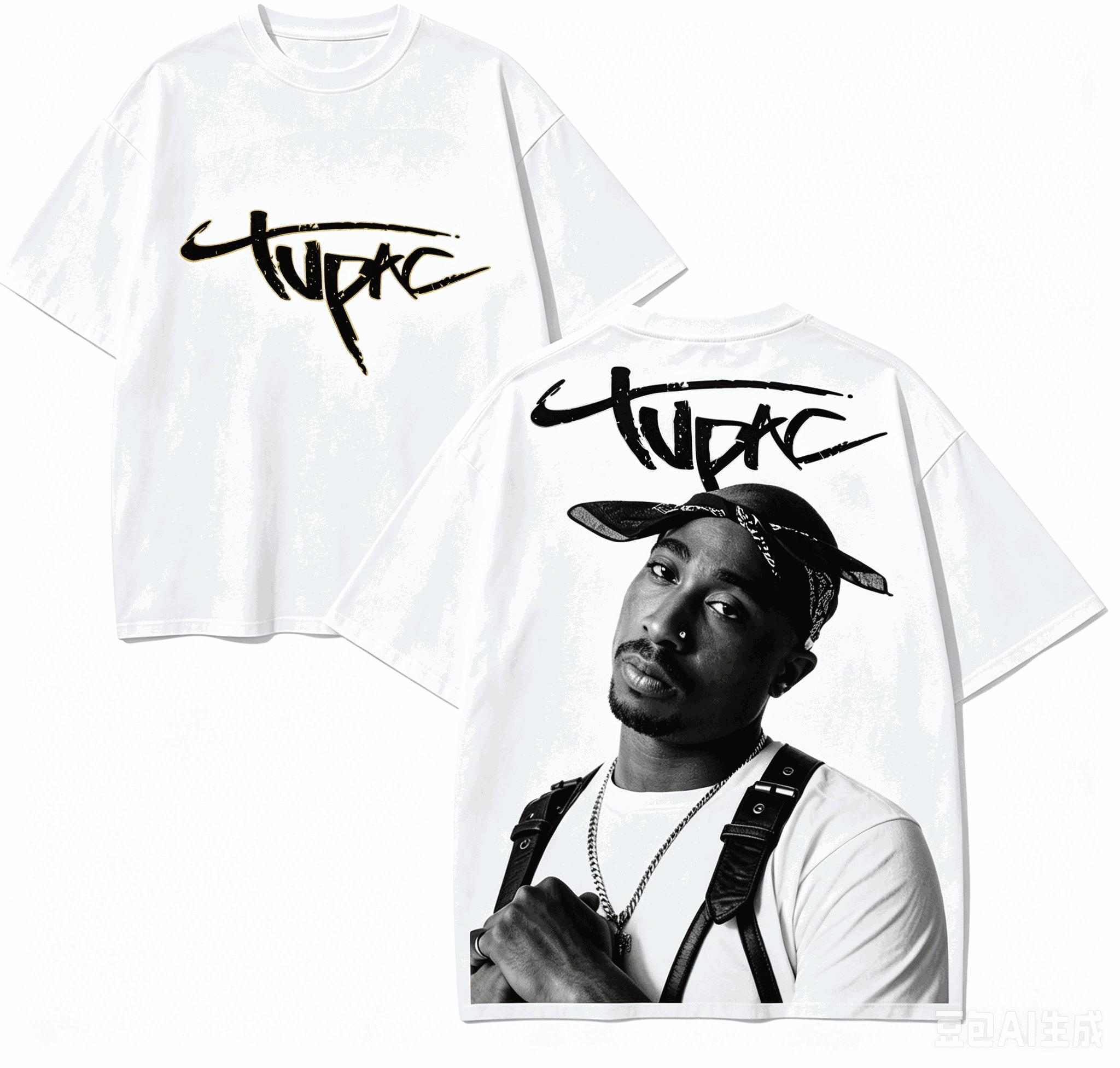 Tupac Shakur Fanu Dāvanu T-krekli Vīriešiem