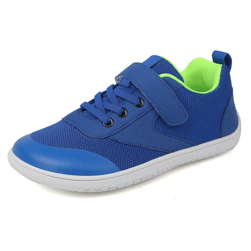 Kids Wide Toe Sports Shoes Breathable Barefoot Walking Shoes Children Elastic Casual Sneakers Outdoor Trainers Non-slip
