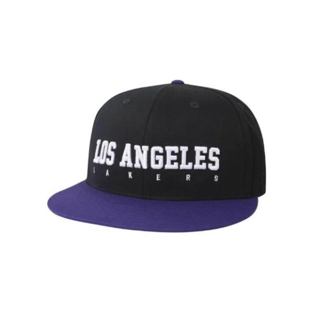 [NBA] M Cap KQC N255AP641P-PU LAL Big Lettering Authentic Snapback HYFLAT_H CAP_HF173 FREE