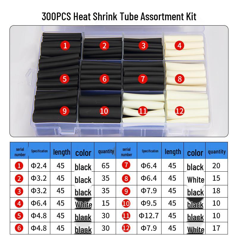 Waterproof Flexible Heat Shrink Tube - Insulating Sleeve for Wire Protection and Cable Management