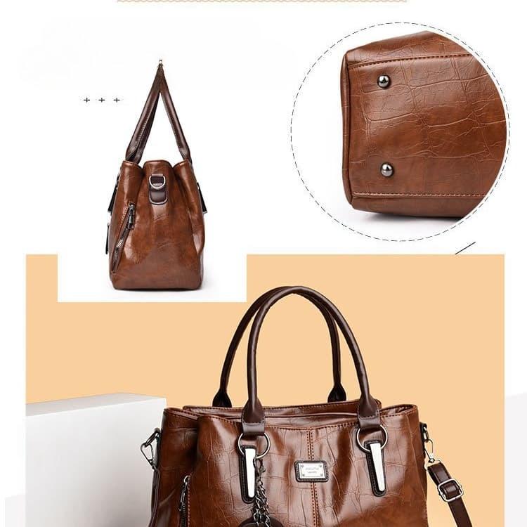Vintage Portable Tote Bag Shoulder Messenger Women's Bag
