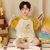 Boys Cotton Short Sleeve Pajamas Set Lightweight Cartoon Sleepwear Kids Ages 8 Home Wear