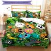 3pcs The Amazing World of Gumball1 pattern bedding set duvet cover set includes duvet cover &pillowcases, perfect all season bedroom decoration & gift