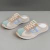 K1512 Baotou Slippers 2025 Spring, Summer and Autumn Mesh Breathable Casual Shoes Wear-resistant Breathable Shoes Student Board Shoes