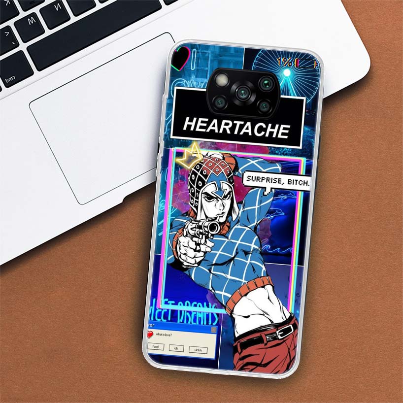 Jojos Bizarre Adventure Art Telefon Fall Für Xiaomi Mi 11 Lite 11i 12X 12 9 8 11T 10T 9T Pro 10 5X 6X Ultra 5G Abdeckung Coque Capa