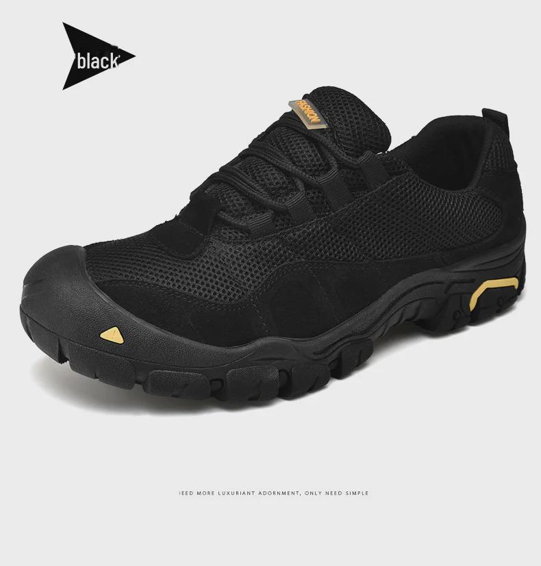 Erkekler İçin Alçak Üstlü Açık Hava Tırmanma ve Yürüyüş Ayakkabıları: Dayanıklı, Aşınmaya Dayanıklı, Günlük Spor Ayakkabıları