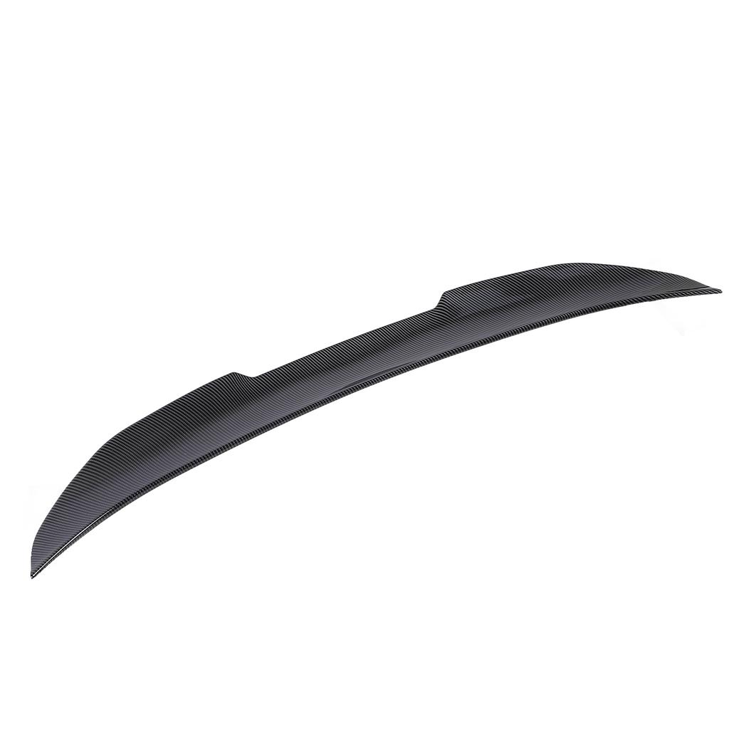 Rear Trunk Spoiler PSM Style Enhanced Aerodynamics Improved Downforce Carbon Fiber Pattern Trunk Lid Spoiler Wing for