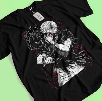 Tokyo Ghoul T-Shirt Ken Kaneki Shirt Juuzou Suzuya Tshirt Touka Kirishima Horror