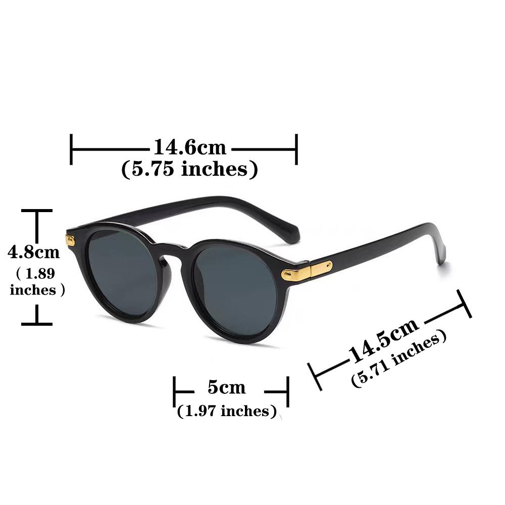 New Arrival Retro Sunglasses Women Men Vintage Round Frame Sun Glasses High Quantity Lens Goggles Shades for Female Male