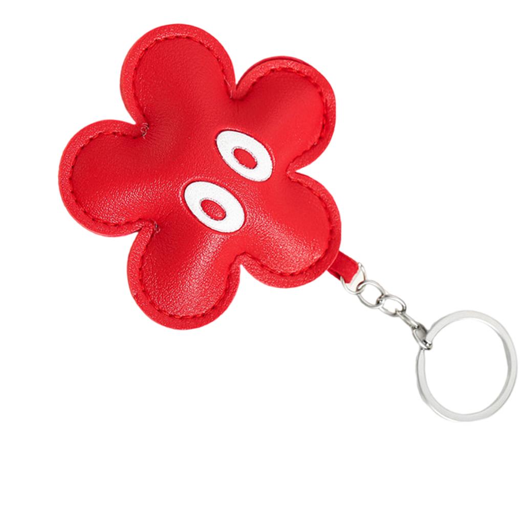 Verspielter PU-Leder Schlüsselanhänger Weiche Leichte Taschenanhänger Dekoration Mehrzweck-Accessoire für Schlüssel Taschen Geschenke