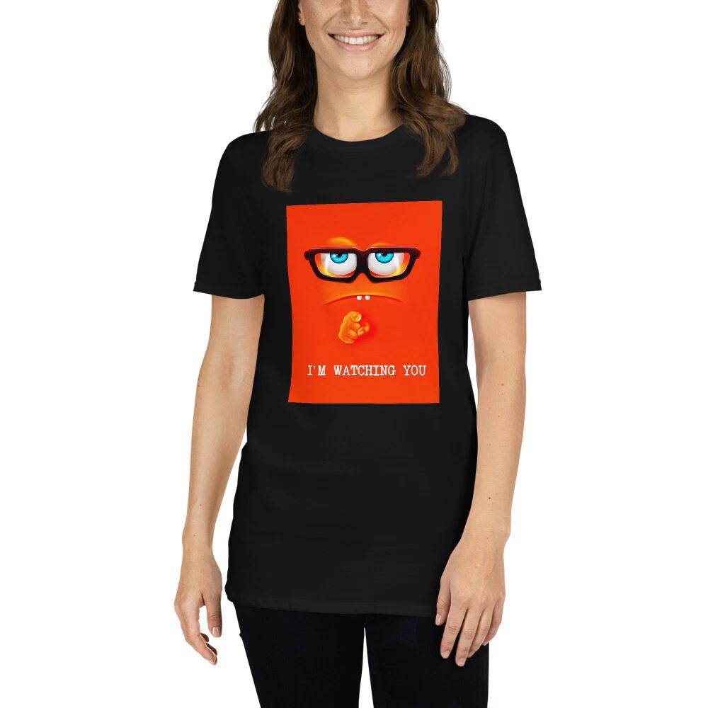 I M WATCHING YOU WARNING FUNNY WAY Short-Sleeve Unisex T-Shirt S