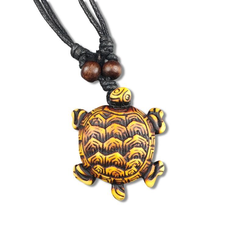 Vintage Animal Necklace, Springy Turtle Resin Jewelry Pendant, Sweater Chain Couple Accessories