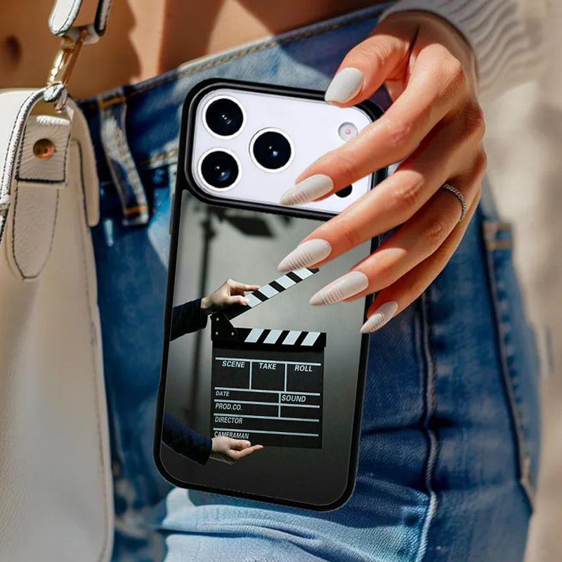 Film Movie maker Clapperboard Take Phone Case For iPhone 17 Air 14 15 13 12 Max Cover For Apple 16 16e 11 Pro Max Plus Coque