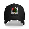 I Am Black History Map of Africa RBG Colors African American Baseball Cap Outdoor Gym Trucker Hat Stylish Print Snapback Cap