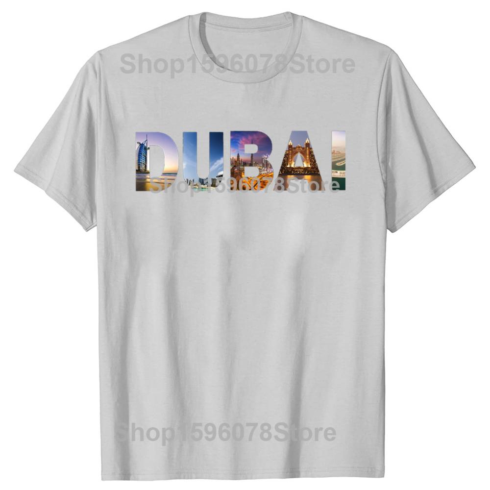 Funny Dubai Graphic T Shirts Men Women Pure Cotton Humor Streetwear Tee Shirt Short Sleeve Unisex Loose Clothing