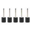 10Pcs/Set Durable 1/8inch Sanding Mandrels 6.35/9.5/12.7mm Rubber Sandpaper Circle Kit Grinder Drum Rod for Rotary Tool