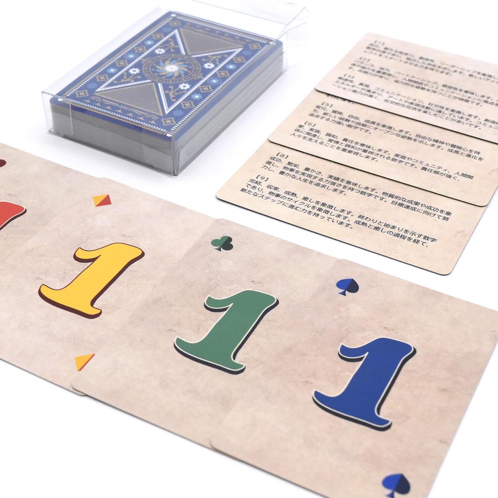 Lenormand Numeral Cards Karen Sakurano 44 Cards with Explanation Card [Authentic]