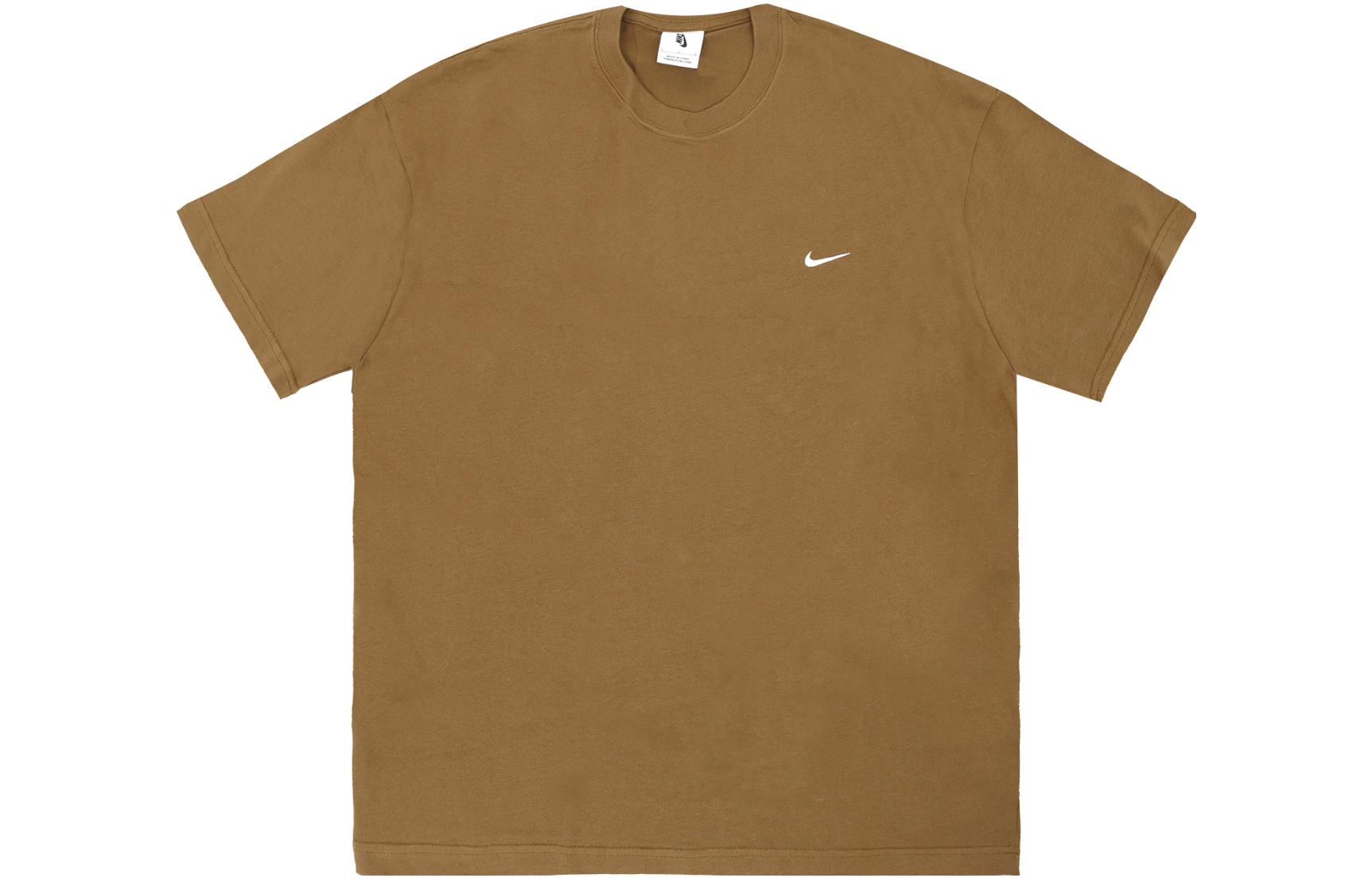 Nike Solo Swoosh T Shirt Men s Light Brown DA0321-270 XL