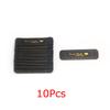 10PCS/PACK Leather Label Hot Stamped Clothing Classification Tags Gift Packaging Woven Products