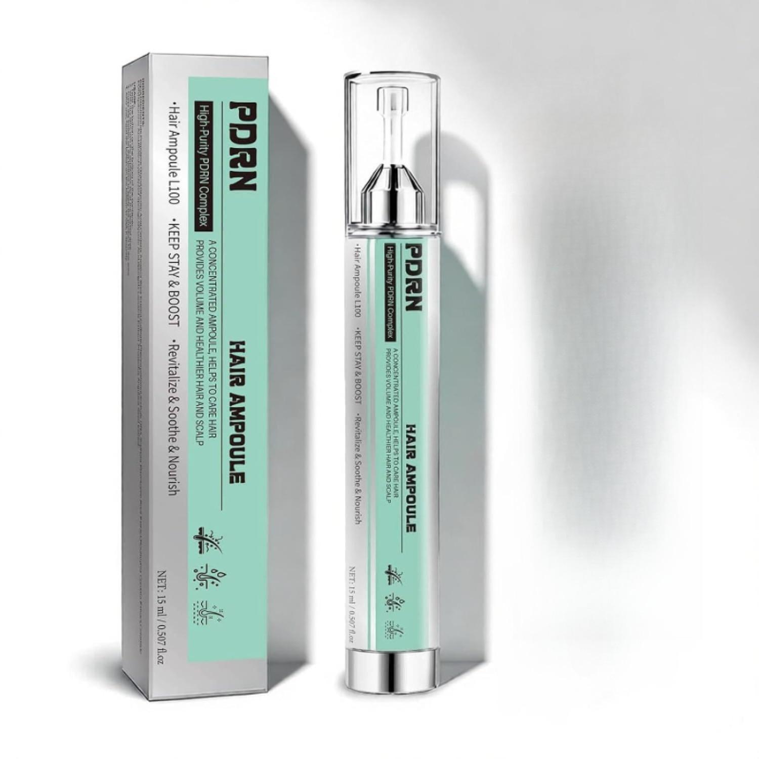 Hair Ampoule 100dl - Hair Care Serum for Men & Women for Thinning Hair, Nourishes Scalp Serum Ampoule, Hydration & Balanced, Thicker Fuller Looking белый