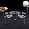 304 Stainless Steel Steaming Rack for Rice Cooker - Waterless Heat, Versatile Bun Steamer with High Legs.