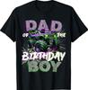 Dad of The Birthday Monster Truck Family Matching Party Tees T Shirts