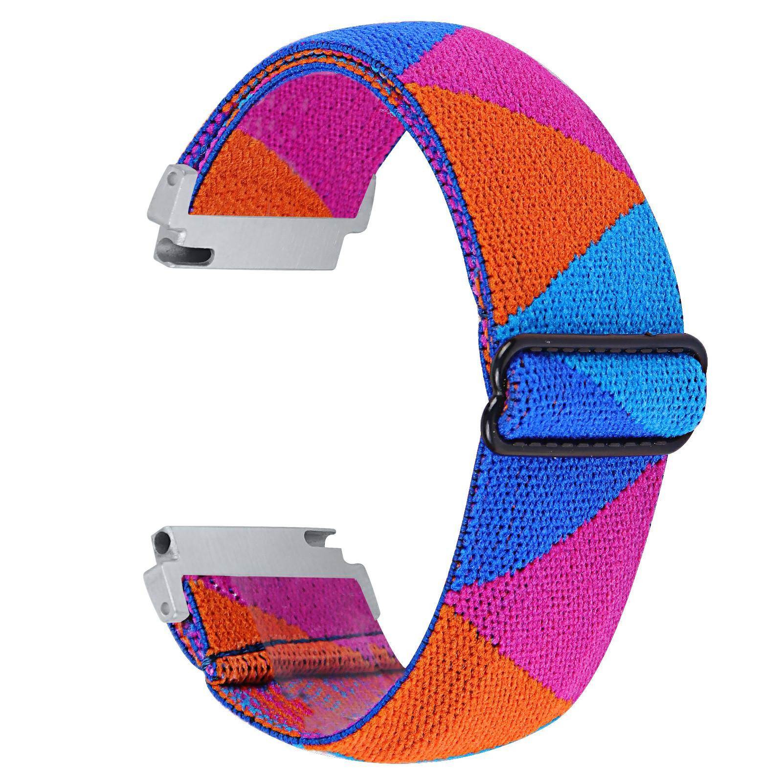 

For Garmin Vivomove 3/GarminMove 3 20mm Elastic Jacquard Fabric Watch Strap Replacement M