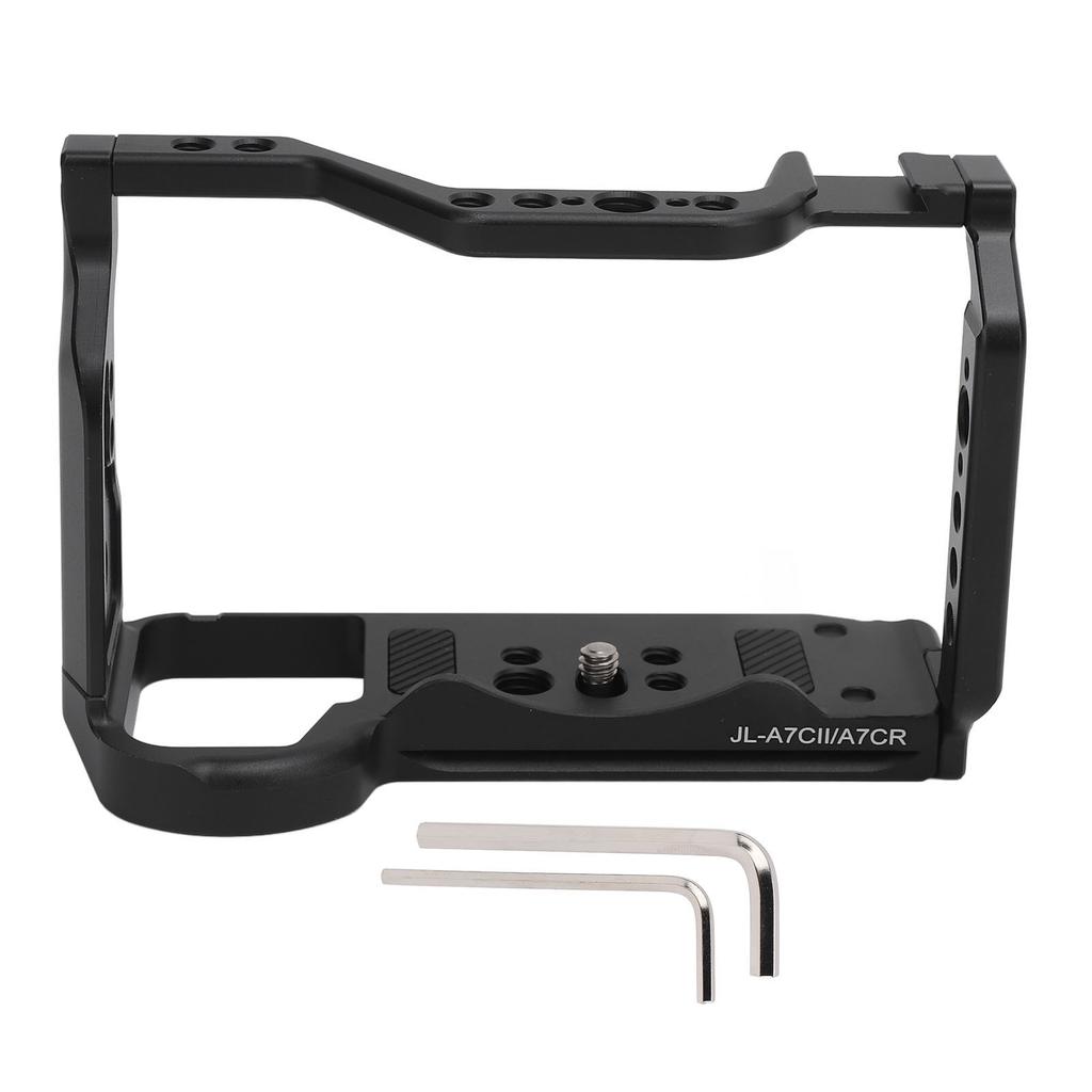Kamerakäfig für A7CII A7CR A7C2 Vertikaler Aufnahmegriff mit Cold Shoe Mount 14 Zoll 38 Zoll Gewinde