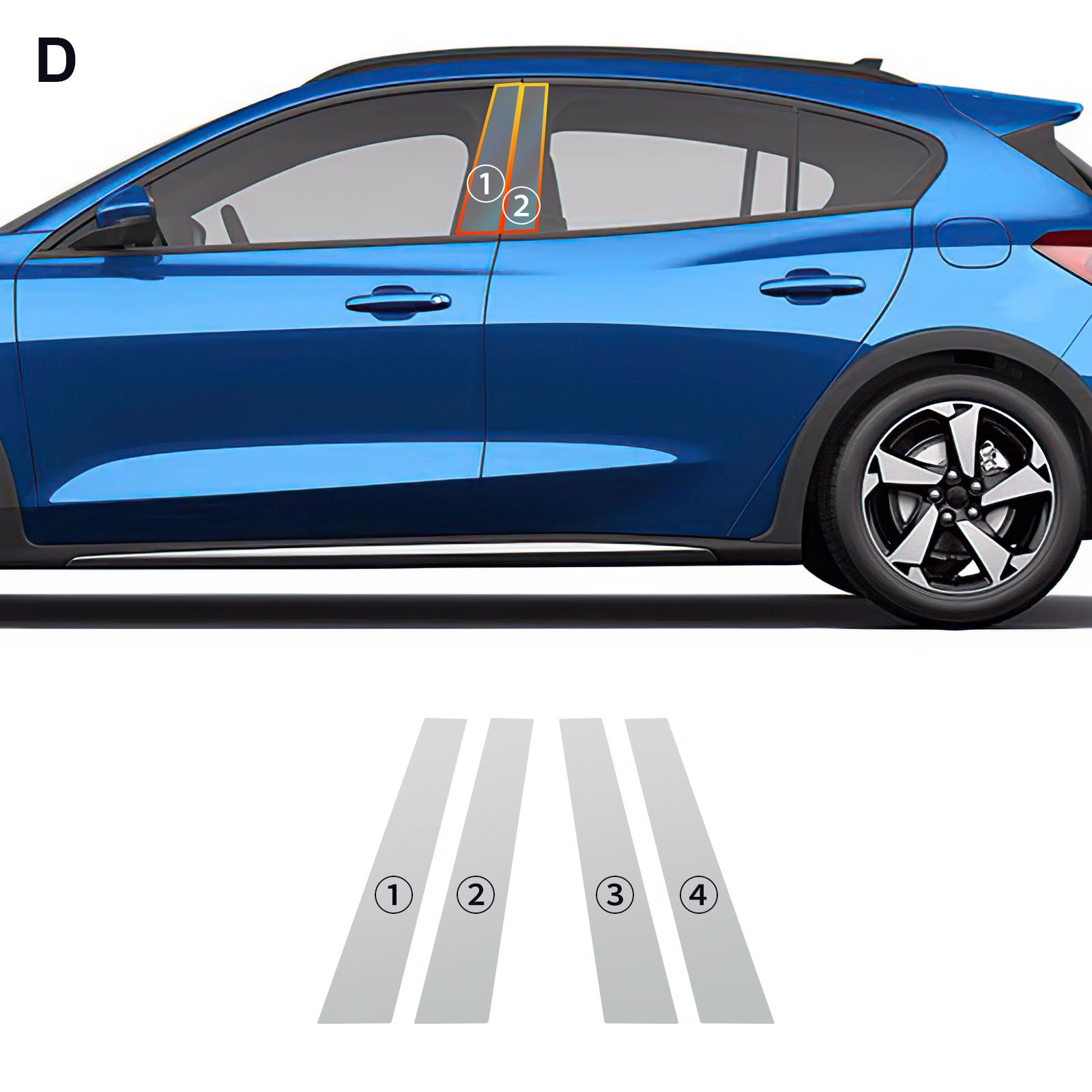 

For Ford Focus 2022-2026 Invisible Car Wrap TPU Film Protective Layer Scratch Resistant Car Parts Car Modification Accessories