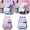 Adorable Kids Backpack Large Capacity Durable Cartoon School Bag For Boys And Girls