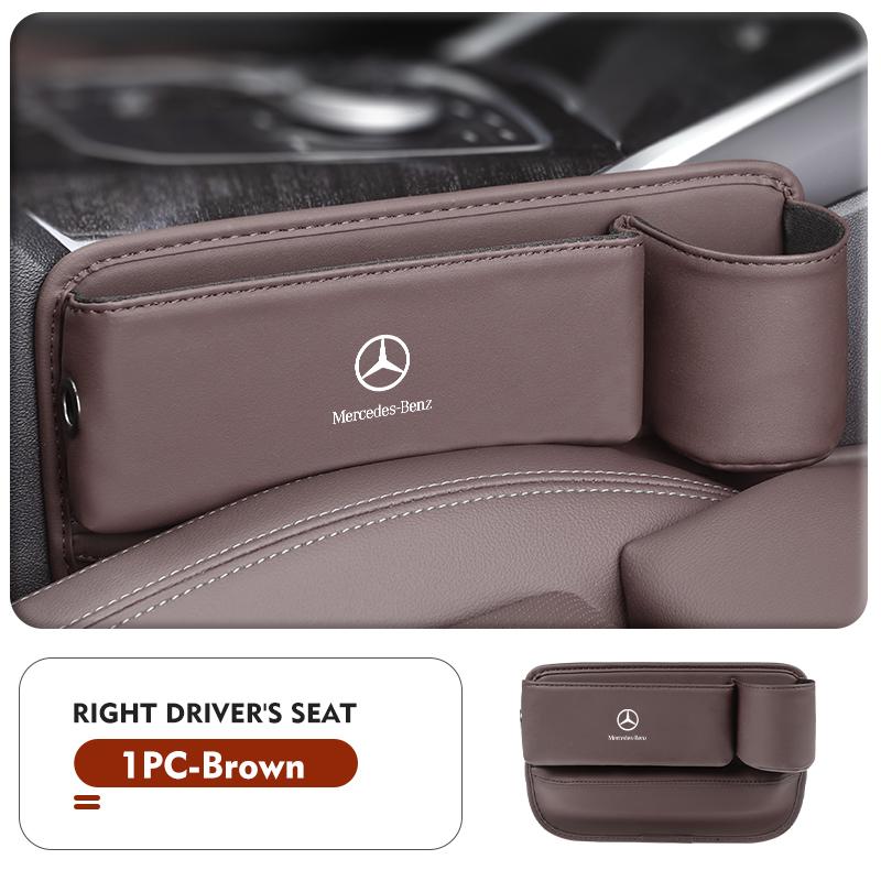 Autositz-Lückenfüller Wasserbecher-Organizer Aufbewahrungsbox Halter für Benz AMG A C E S G-Klasse W201 W210 W108 W204 W205 W203