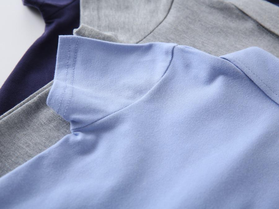 Polo de Manga Curta Estilo Coreano para Crianças - Camiseta de Algodão de Verão para Meninos