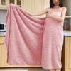 Extra Large Bath Towels 105x200cm - Super Absorbent Quick-Dry Microfiber with Contemporary Striped Design for Spa, Gym, Bathroom, Beach & Travel